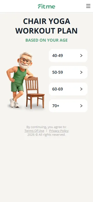 FitMe — 34-question personalization quiz