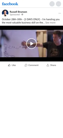Prime Mover — "3 days only: the most valuable business skill for $100" video ad