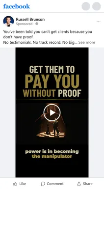 Prime Mover — "You've been told you can't get clients because you don't have proof" video ad