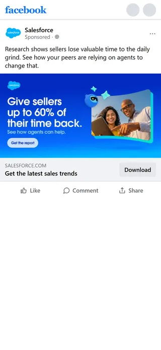 Salesforce — “Get the latest sales trends”