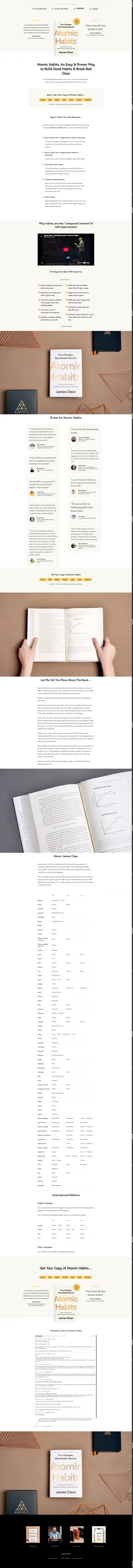 James Clear — Atomic Habits (book)