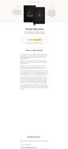 James Clear — The Clear Habit Journal