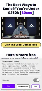Acquisition.com — "If you're under $100k" — the branch that stops selling