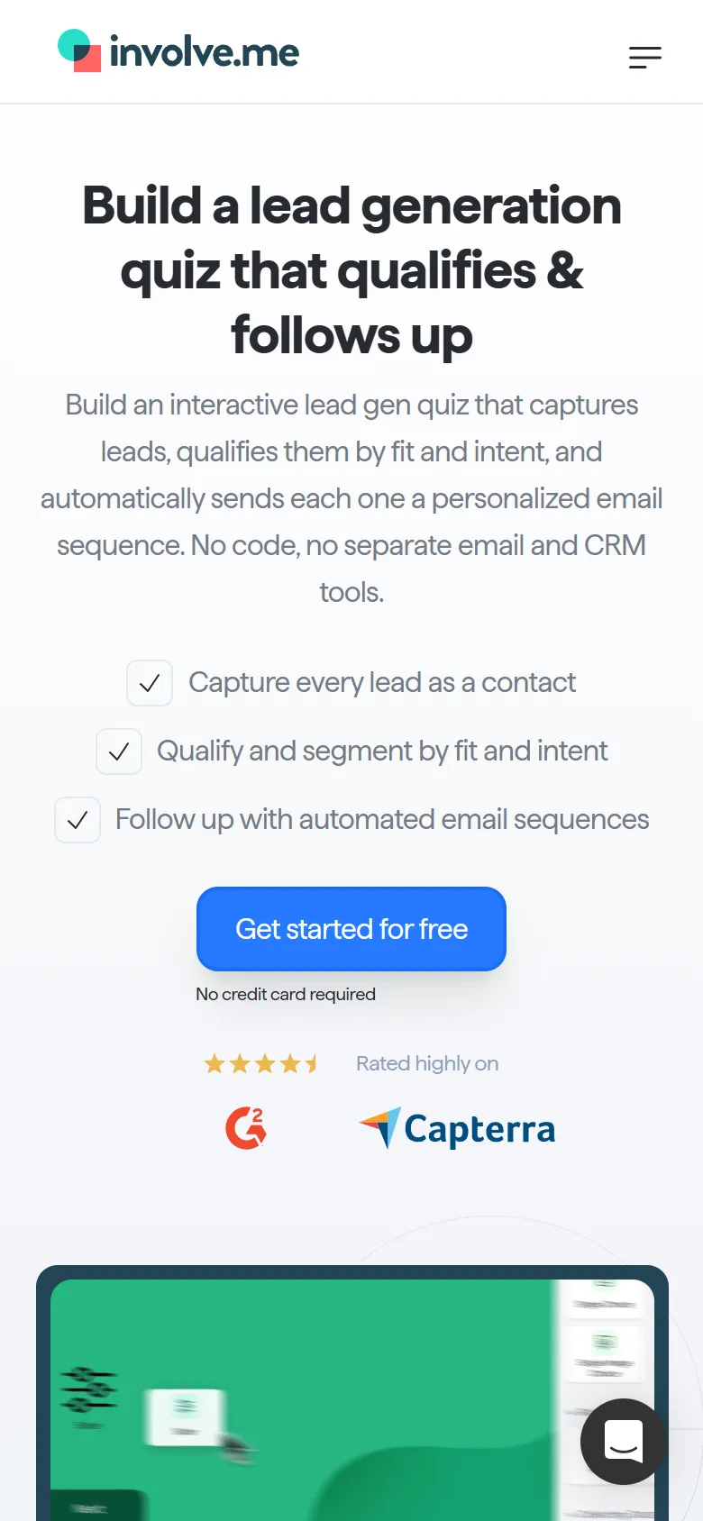 involve.me — Tool pages from Google (quiz maker, calculator, landing page, form, funnel) (screen 6)