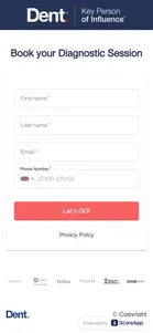 Dent Global — “Book your Diagnostic Session”