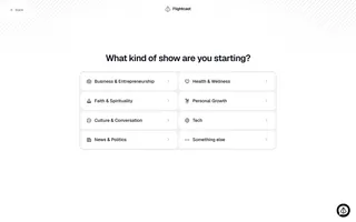 Flightcast — Starting a new show
