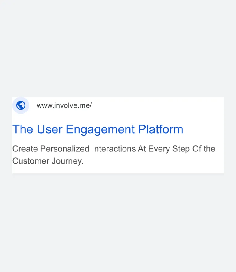 involve.me — Google ads (search, display and YouTube) (screen 8)