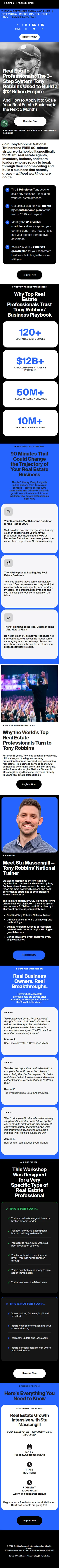 Tony Robbins — "Miami Real Estate Professionals: The 3-Step System Tony Robbins Used to Build a $12 Billion Empire"