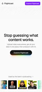 Flightcast — “Stop guessing what content works.” (/tf)