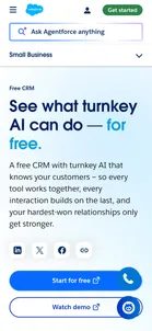 Salesforce — “See what turnkey AI can do — for free.”