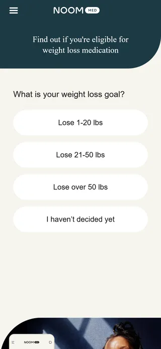 Noom — "Find out if you're eligible for weight loss medication"