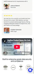 Heyflow — Trial signup — product demo embed