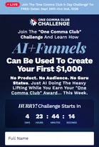 ClickFunnels — Challenge registration form