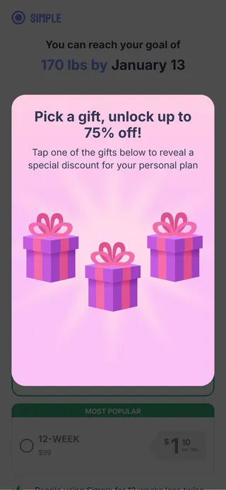 Simple — Paywall — $26 / $52 / $99