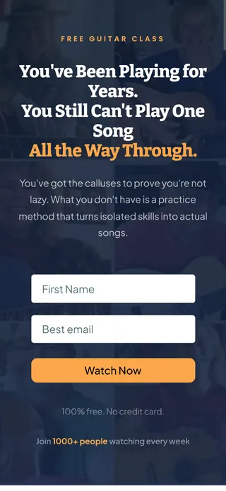 Tony's Acoustic Challenge — cycle.tonypolecastro.com: “You Still Can’t Play One Song All the Way Through.”