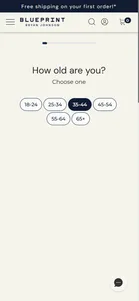 Blueprint — Protocol quiz (11 screens, Okendo)