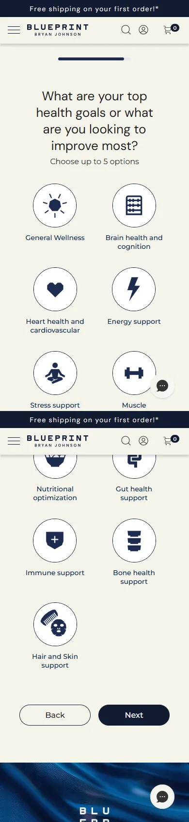 Blueprint — Protocol quiz (11 screens, Okendo) (screen 11)