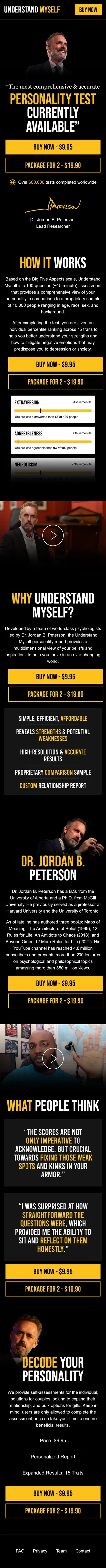 Understand Myself — “The most comprehensive & accurate personality test”