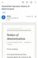Simple — "Assesment Services: Notice of determination"
