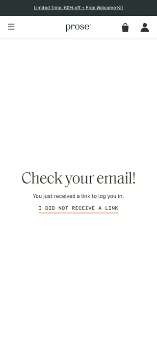 Prose — "Already gave us your email? Resume here."